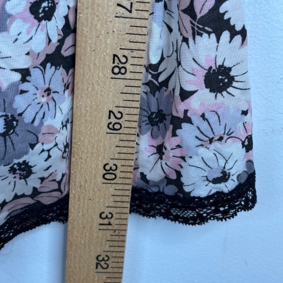 VTG Y2K Victorias Secret Lace Babydoll Tank Top M Floral 90s Fairy Whimsigoth - Picture 8 of 10